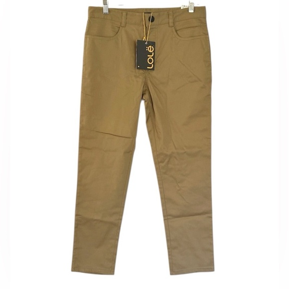 LOLE Men’s Tan Perry Pants Size 30 Style LSM0056 NEW With Tags MSRP 135.00 - Picture 1 of 13